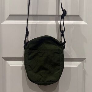BAGGU Dark Green Crossbody Bag